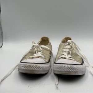 Mens 5 Women’s 7 Converse All Star Low Metallic Gold Canvas 153181F